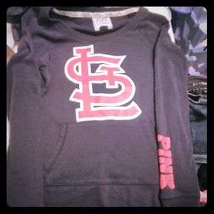 Pink STL sweatshirt w pocket nsb